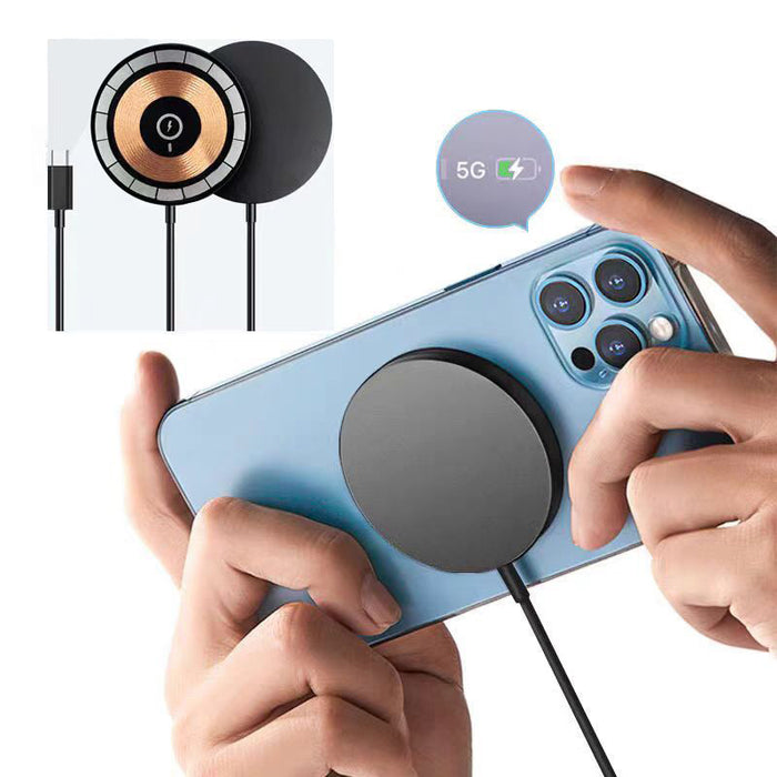 Qi 15W Magnetic Wireless Fast Charger for iPhone 12–16