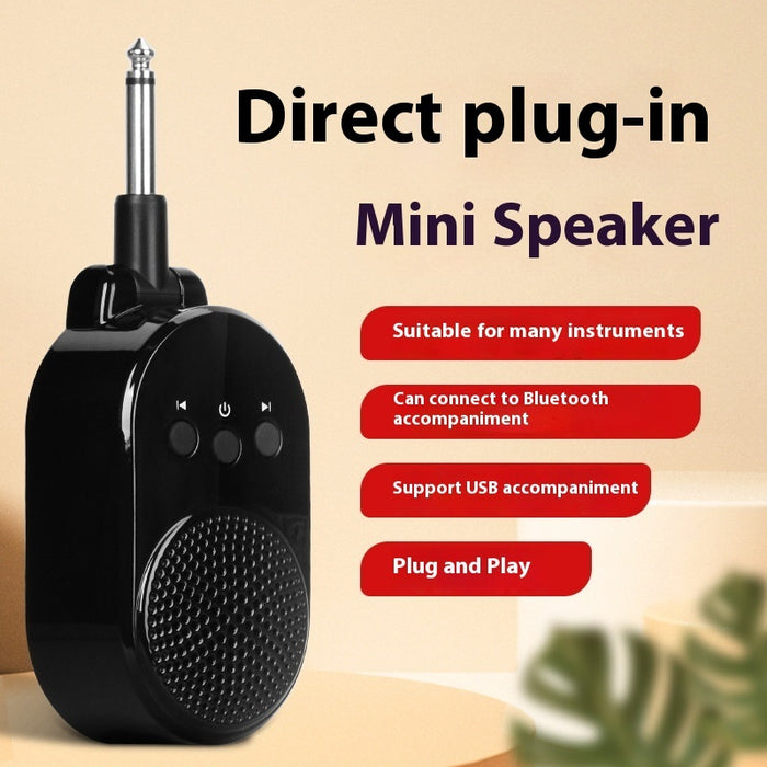 Electrical Blowpipe Sound Amplifier Instrument Direct Plug-in Mini Speaker